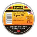 3M Oil & Gas Scotch Professional Grade Vinyl Electrical Tape Super 88, 3/4 In X 66 Ft (19 Mm X 20, 1 M) 80610833867